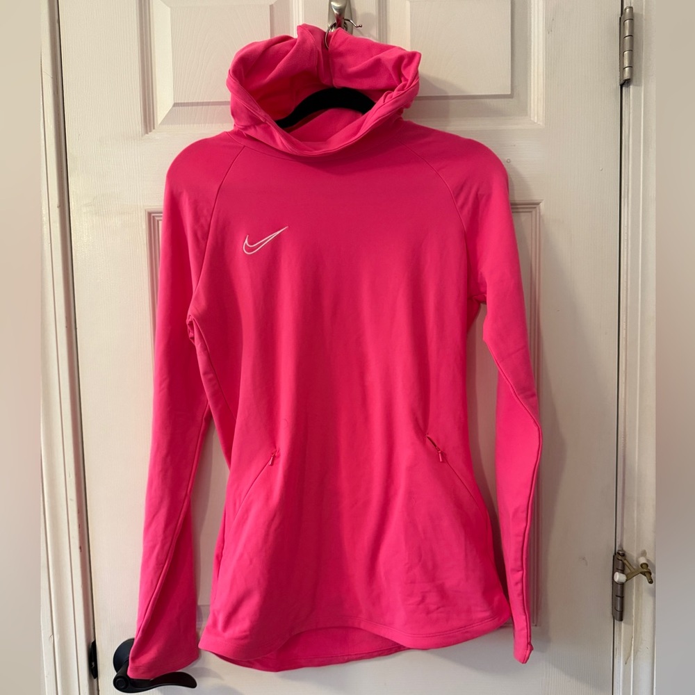Nike Dri-FIT Academy Women's Hoodie pink small